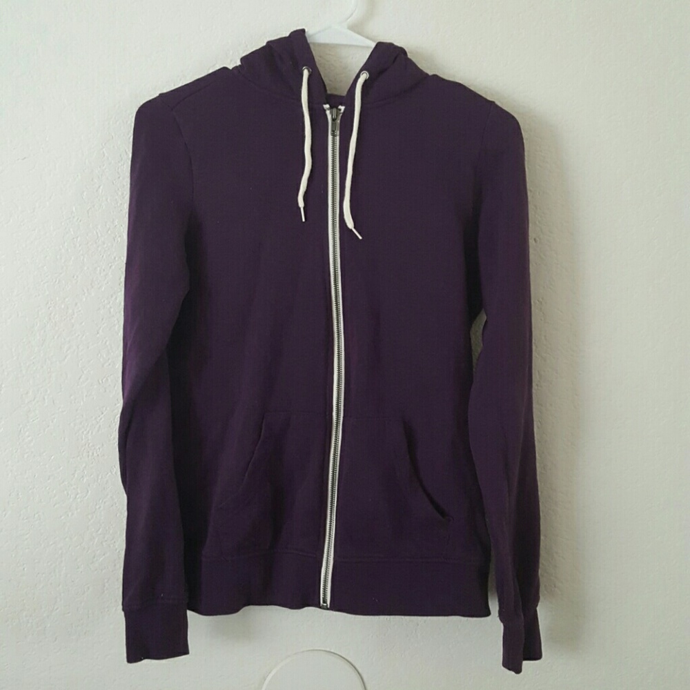 Purple Zine Zip-up Hoodie